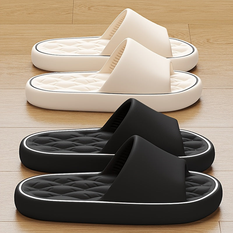 Heren Slippers | EVA Slip-On met Antislip Zool | Gestreept & All-Season