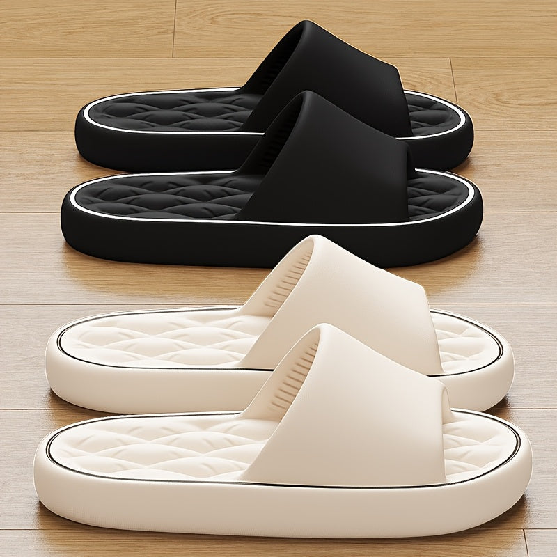 Heren Slippers | EVA Slip-On met Antislip Zool | Gestreept & All-Season