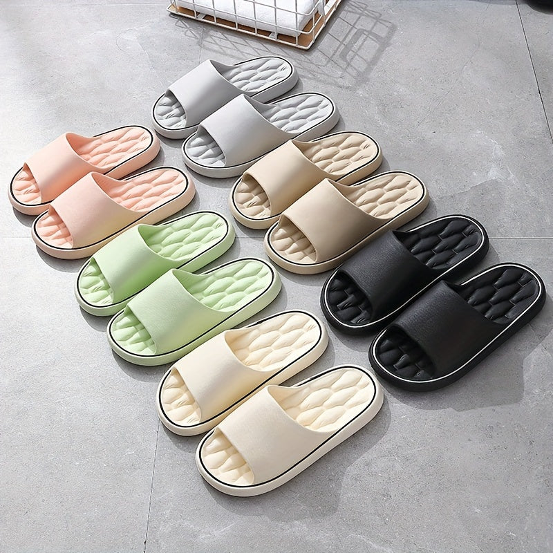 Heren Pantoffels | Open Teen & Ademend | Antislip EVA | Effen Kleur Slip-On voor Binnengebruik