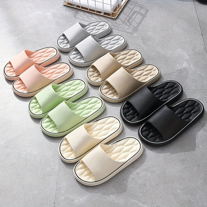 Heren Pantoffels | Open Teen & Ademend | Antislip EVA | Effen Kleur Slip-On voor Binnengebruik