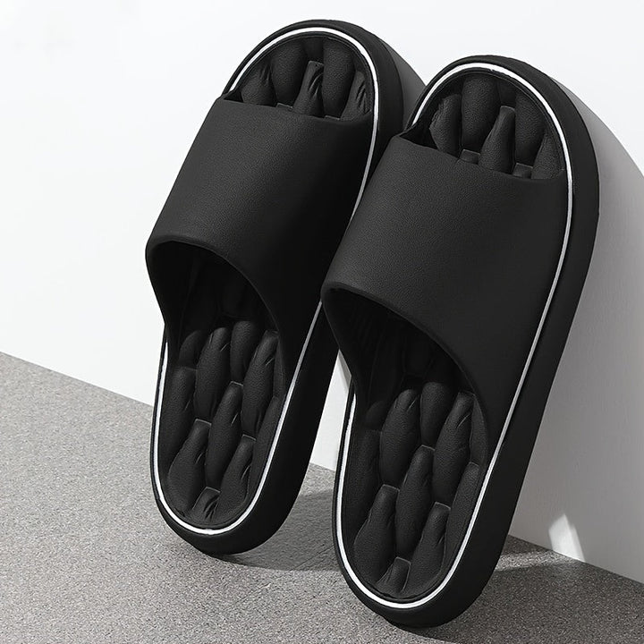 Heren Pantoffels | Open Teen & Ademend | Antislip EVA | Effen Kleur Slip-On voor Binnengebruik