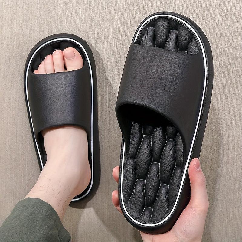 Heren Pantoffels | Open Teen & Ademend | Antislip EVA | Effen Kleur Slip-On voor Binnengebruik
