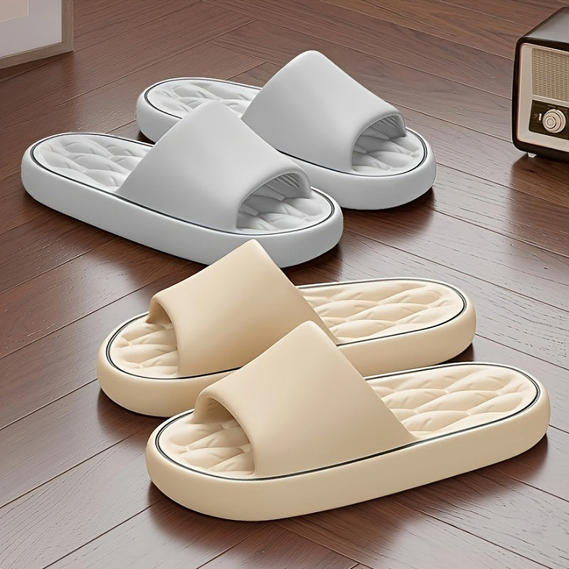 Heren Pantoffels | Open Teen & Ademend | Antislip EVA | Effen Kleur Slip-On voor Binnengebruik