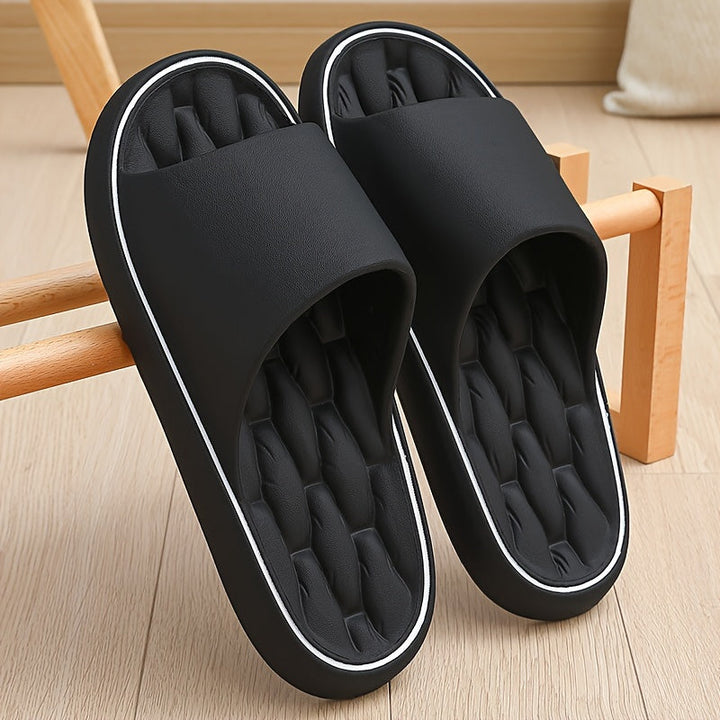 Heren Pantoffels | Open Teen & Ademend | Antislip EVA | Effen Kleur Slip-On voor Binnengebruik