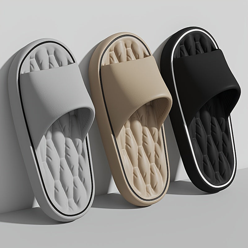Heren Pantoffels | Open Teen & Ademend | Antislip EVA | Effen Kleur Slip-On voor Binnengebruik