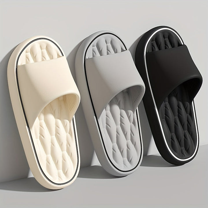 Heren Pantoffels | Open Teen & Ademend | Antislip EVA | Effen Kleur Slip-On voor Binnengebruik