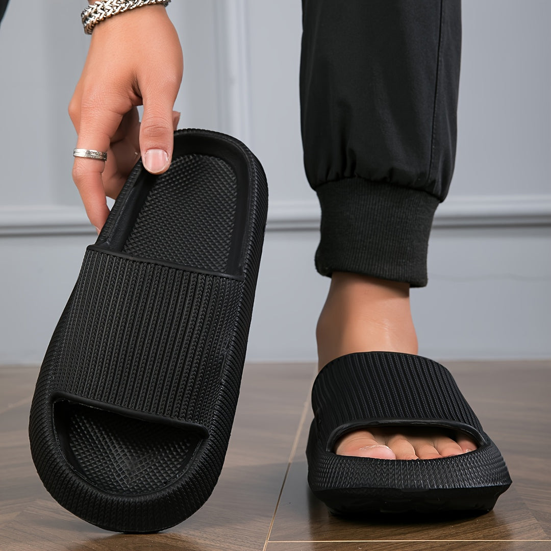 Heren Pantoffels | Open Teen | Lichtgewicht & Antislip | Zwarte EVA Sportstijl