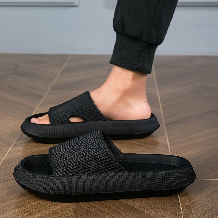 Heren Pantoffels | Open Teen | Lichtgewicht & Antislip | Zwarte EVA Sportstijl