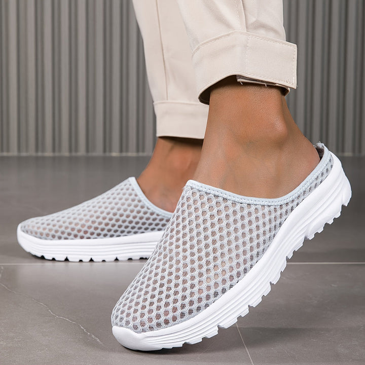 Heren Pantoffels | Instapper met Hol Design | Ademend Mesh | Lichtgewicht & Duurzaam
