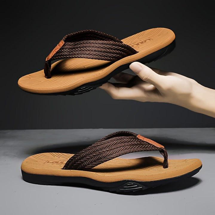 Heren Slippers | Lichtgewicht & Stijlvol | Antislip EVA Zool | Voor Strand & Binnen/Buiten Gebruik