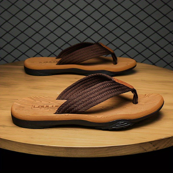 Heren Slippers | Lichtgewicht & Stijlvol | Antislip EVA Zool | Voor Strand & Binnen/Buiten Gebruik