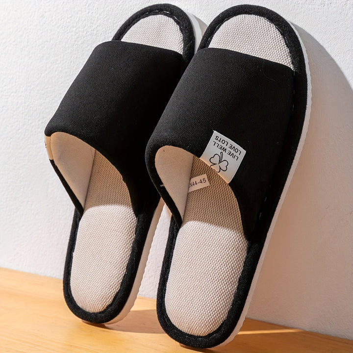 Unisex Pantoffels | Effen Kleur & Instapontwerp | Zachte Antislip EVA-Zool | Voor Thuis & Kantoor