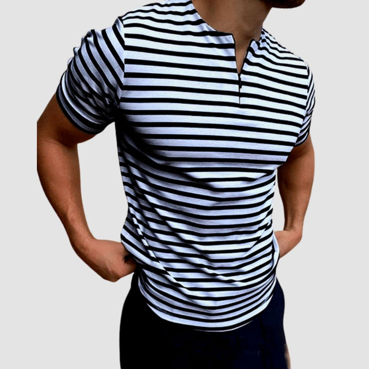 Heren T-shirt | O-Hals & Broadcloth Stof | Katoen & Polyester | Casual Voorjaar & Zomerstijl