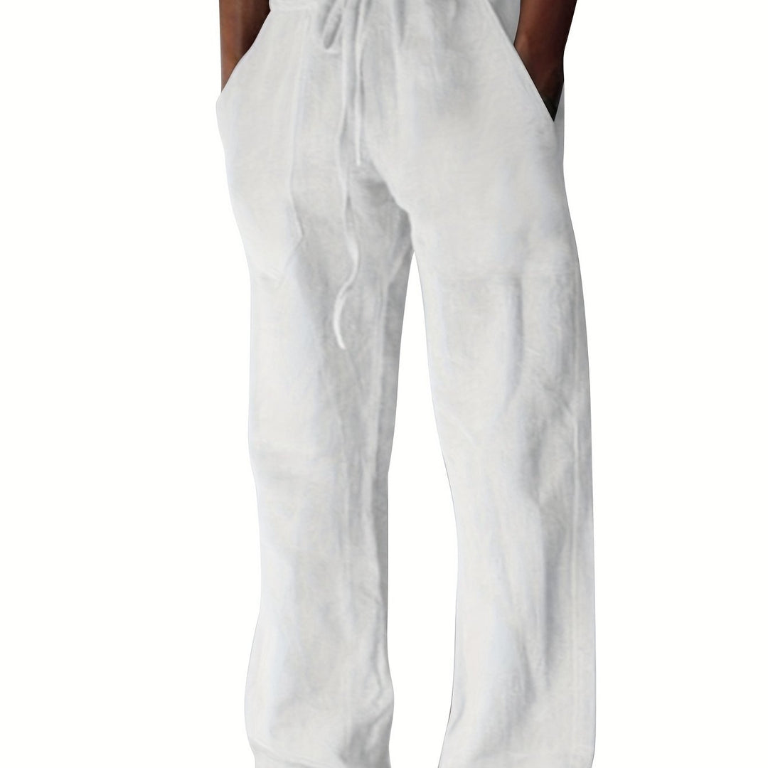 Heren Broek  | Losse Pasvorm & Trekkoord | Lente & Zomer | Casual & Yoga