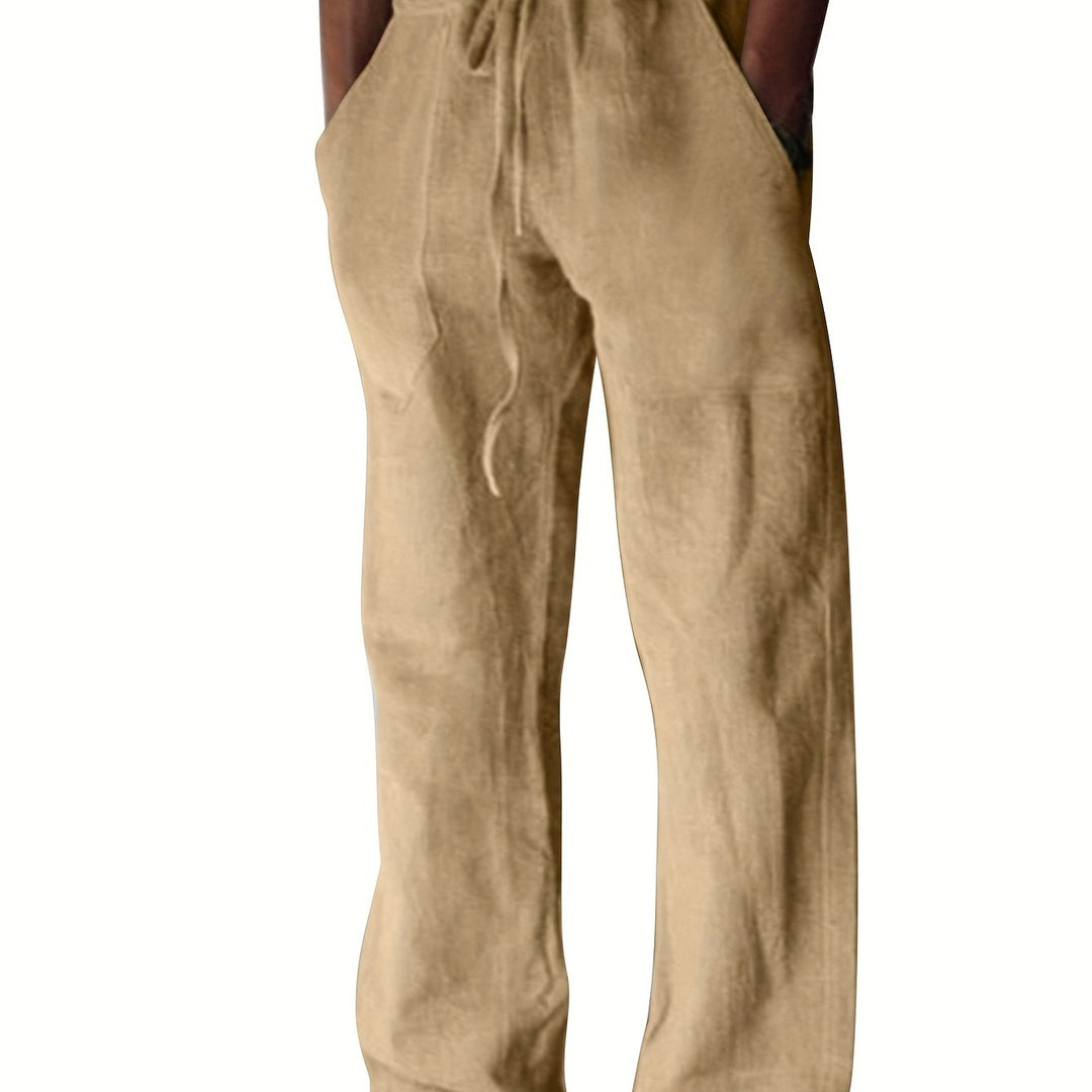 Heren Broek  | Losse Pasvorm & Trekkoord | Lente & Zomer | Casual & Yoga