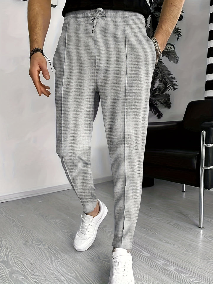 Heren Wafelbroek | Slank model | Licht Elastisch & Comfortabel | Zomer