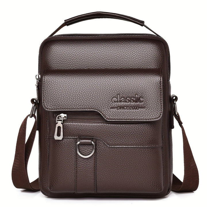Heren Schoudertas | Vintage Messenger Stijl | Meerdere Compartimenten | Afneembare Band