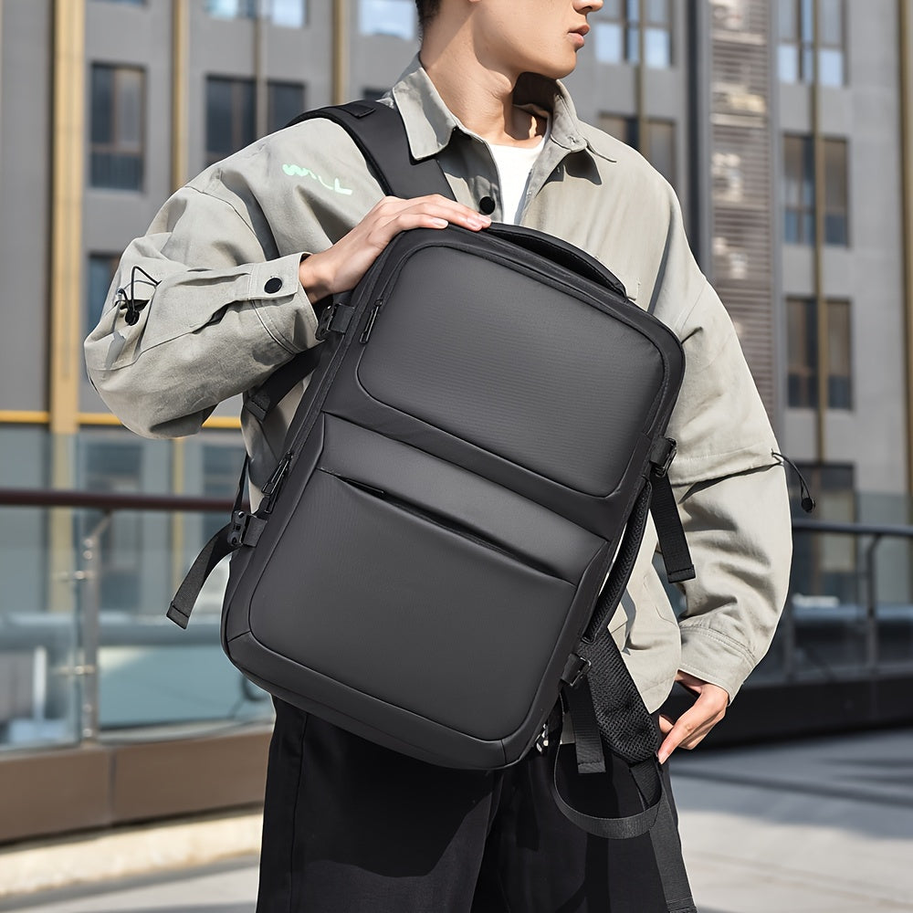 Heren Rugzak | Grote Capaciteit & Meerdere Vakken | Duurzaam Nylon | Voor Werk, School & Reizen