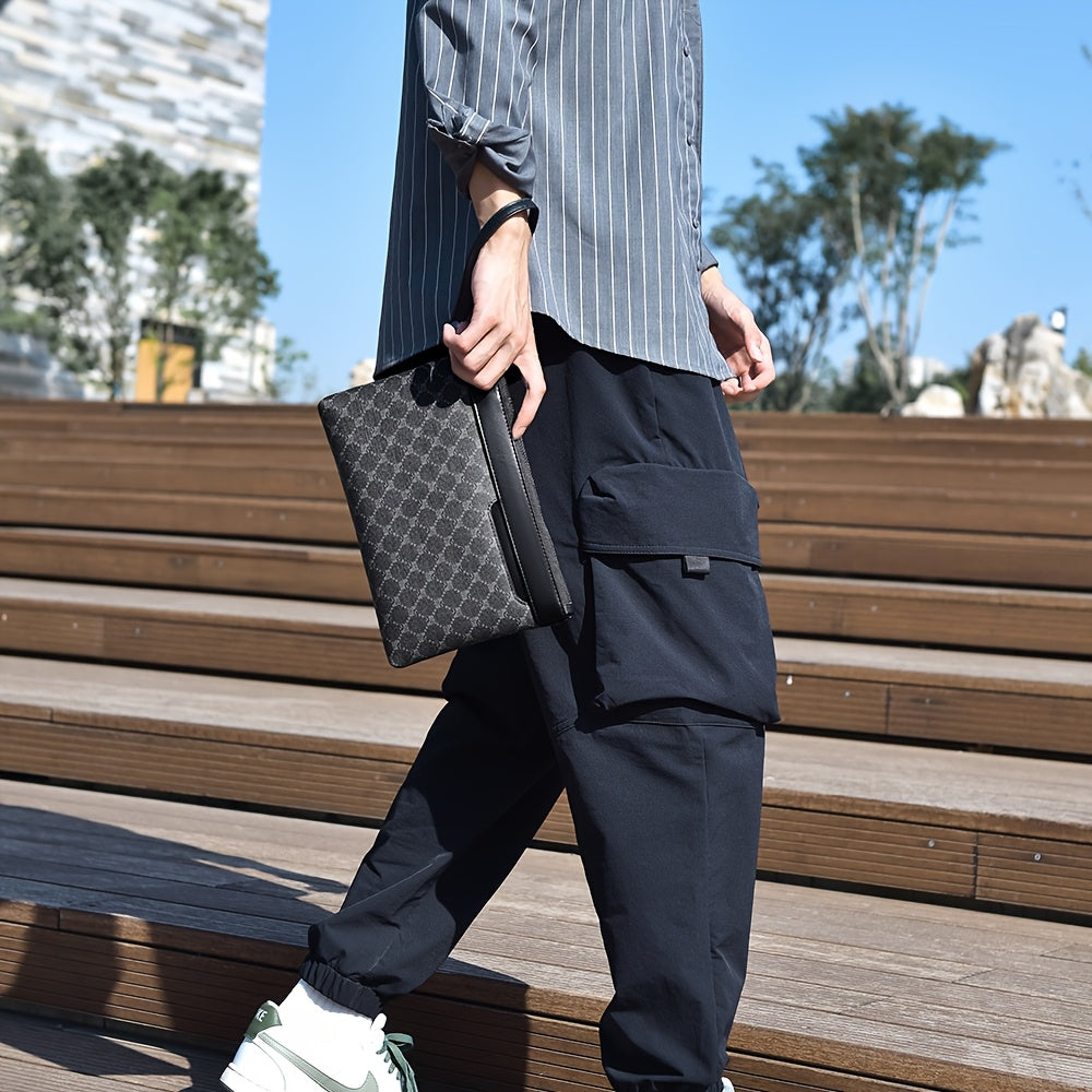 Heren Clutch Portemonnee | Grote Capaciteit | Echt Leer | Telefoon- & Kaartvakken