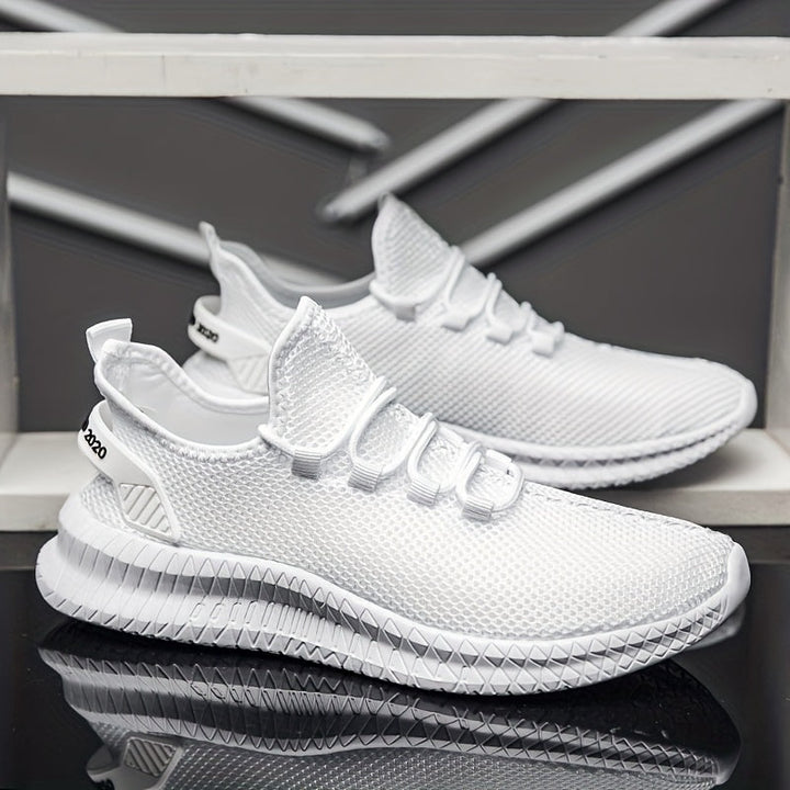 Heren Sneakers | Ademende Mesh | Comfortabele PU-Zool | Casual & Sportief