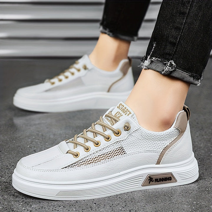 Heren Sneakers | Minimalistisch & Comfortabel | Faux Leer & Rubber Zool