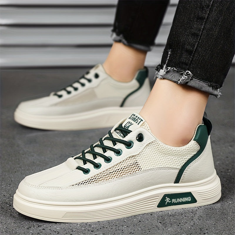 Heren Sneakers | Minimalistisch & Comfortabel | Faux Leer & Rubber Zool