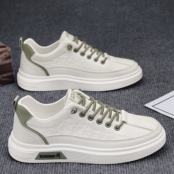 Heren Sneakers | Minimalistisch & Comfortabel | Faux Leer & Rubber Zool
