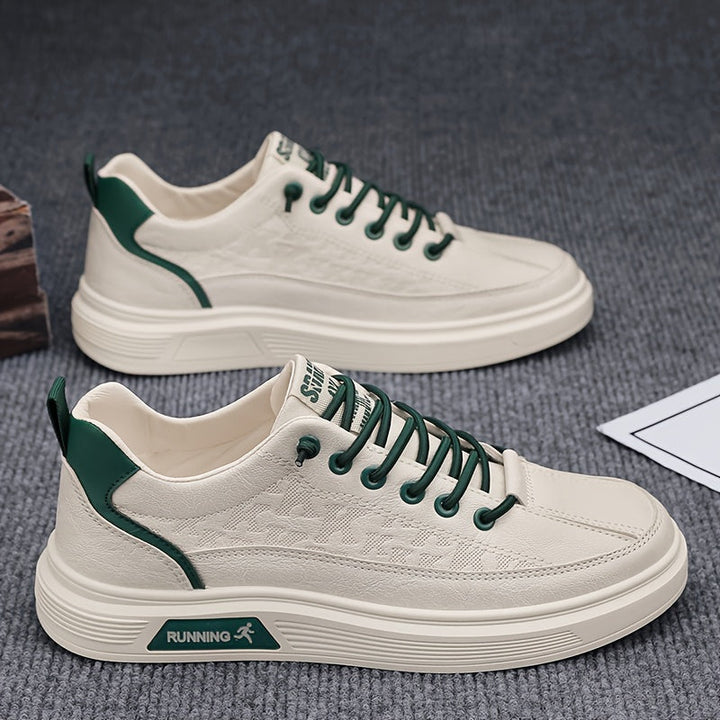Heren Sneakers | Minimalistisch & Comfortabel | Faux Leer & Rubber Zool