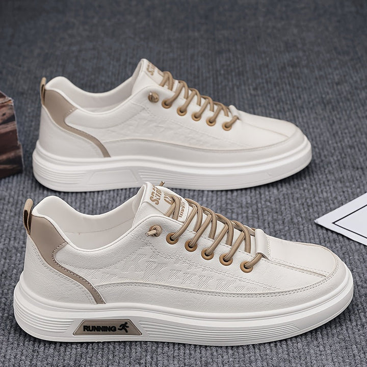 Heren Sneakers | Minimalistisch & Comfortabel | Faux Leer & Rubber Zool
