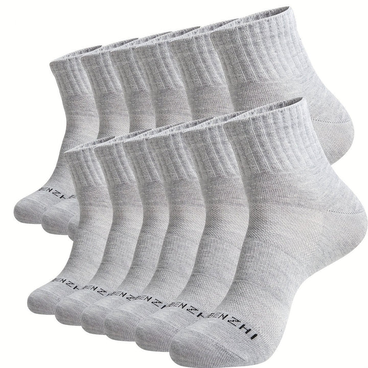 Heren Sokken | Enkelmodel | Ademend Mesh & Geurwerend | Sportief Katoenmix