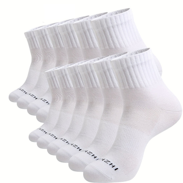 Heren Sokken | Enkelmodel | Ademend Mesh & Geurwerend | Sportief Katoenmix