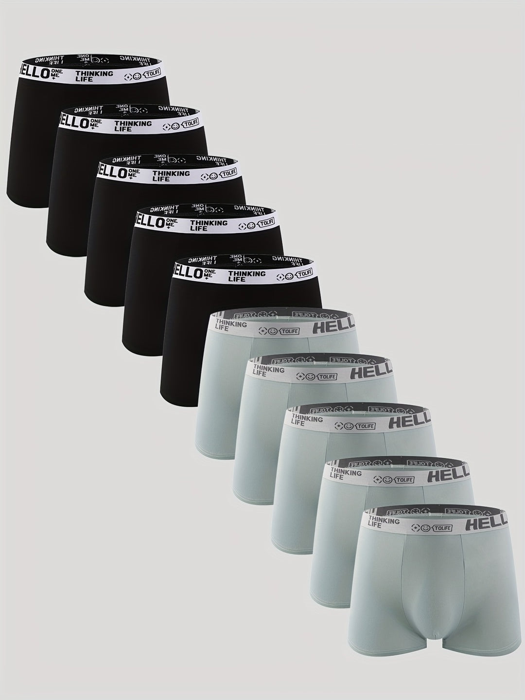 Heren Boxershorts | Sneldrogend & Elastisch | Polyester | 10 stuks