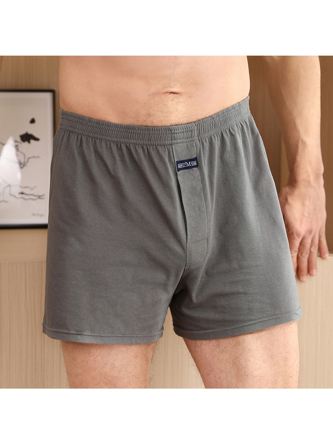 Heren Boxershorts | Casual & Comfortabel | Trendy Effen Design | Katoen | 5 stuks