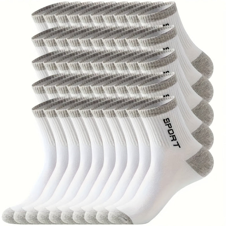 Heren Sokken | Ronde Hals | Vochtregulerend & Lichtgewicht | 100% Polyester