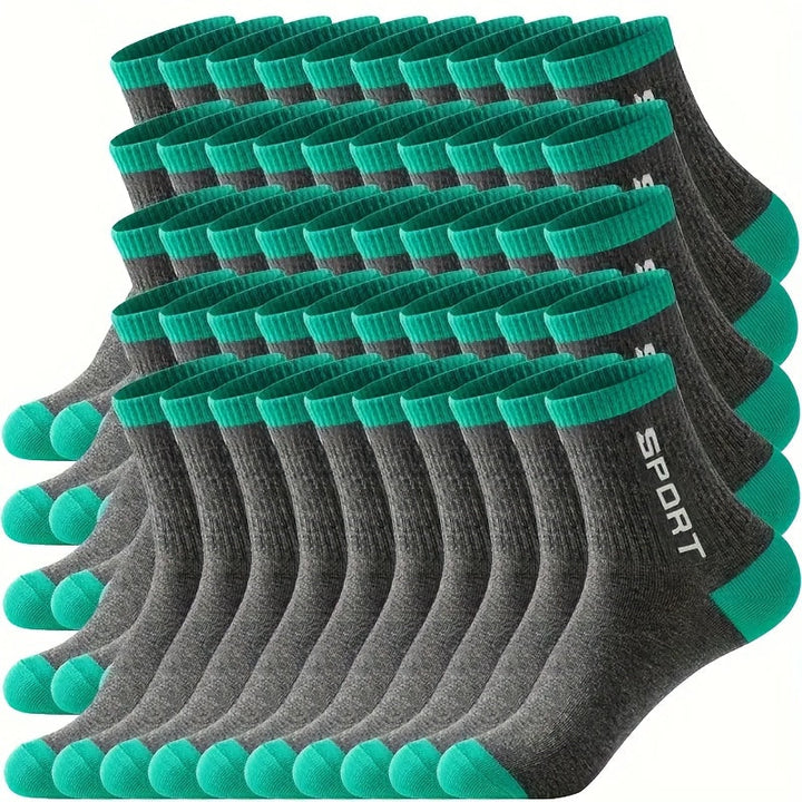 Heren Sokken | Ronde Hals | Vochtregulerend & Lichtgewicht | 100% Polyester