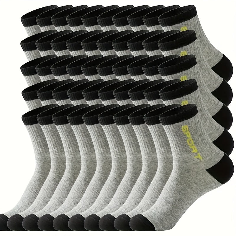 Heren Sokken | Ronde Hals | Vochtregulerend & Lichtgewicht | 100% Polyester