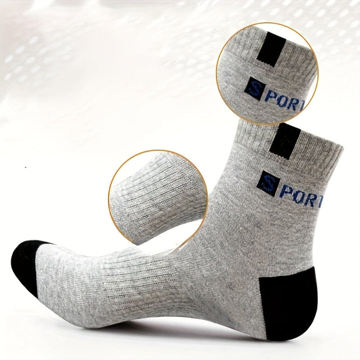 Heren Kousen | Hoge Elasticiteit | Ademend & Duurzaam | Sportief Design