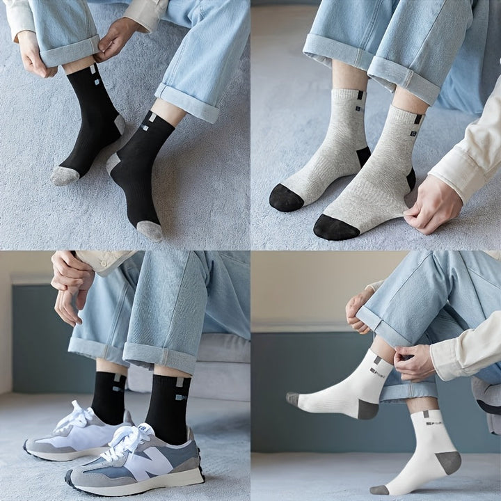 Heren Kousen | Hoge Elasticiteit | Ademend & Duurzaam | Sportief Design