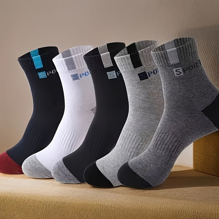 Heren Kousen | Hoge Elasticiteit | Ademend & Duurzaam | Sportief Design