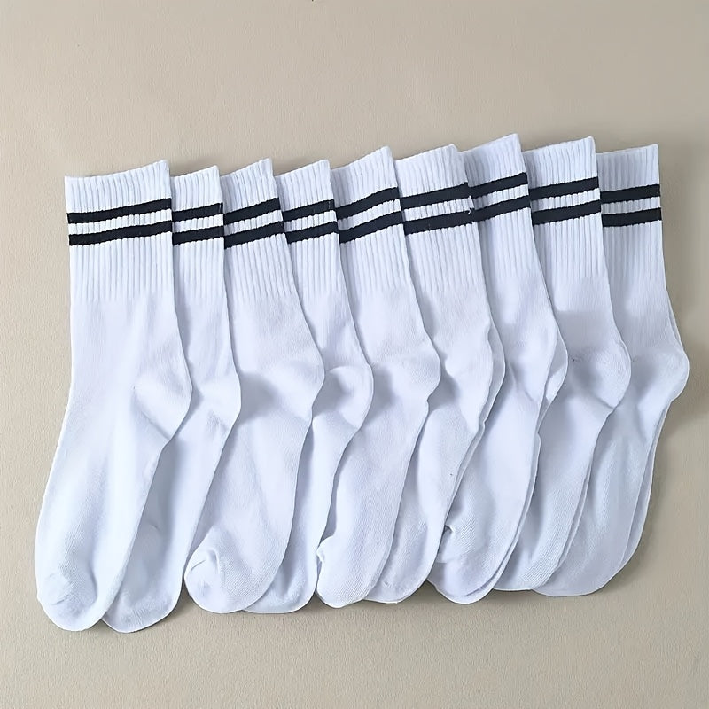 Heren Sokken | Sportief Design | Gebreid & Ademend | Polyester
