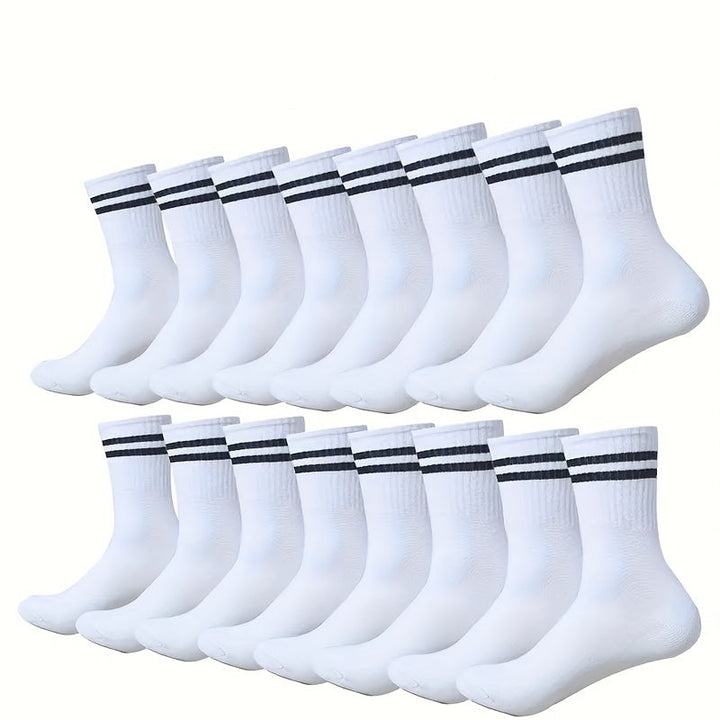 Heren Sokken | Sportief Design | Gebreid & Ademend | Polyester