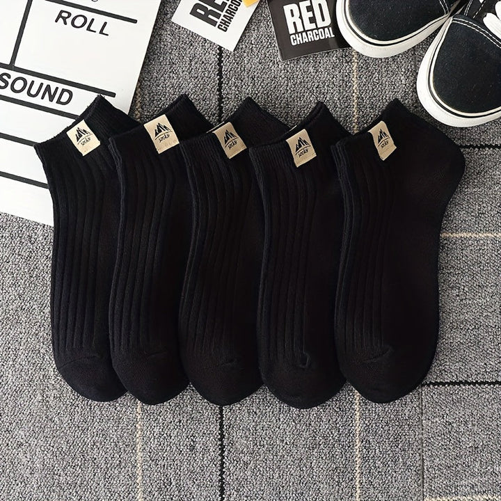 Heren Sokken | Ademend & Geurbestendig | Voor Lente & Zomer | Comfortabel Design | 5 paar
