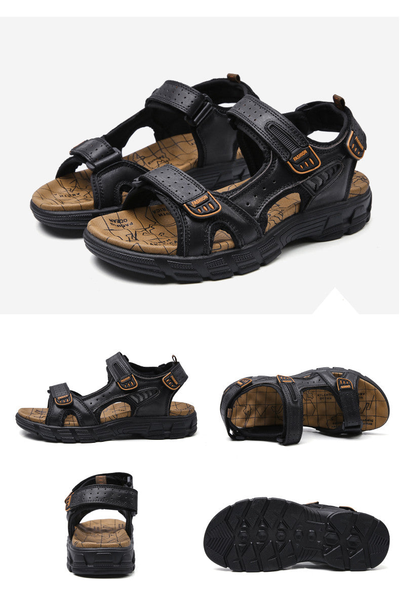 Heren Sandalen | Stevig & Comfortabel | Schokdemping | Klassiek Design voor Zomer