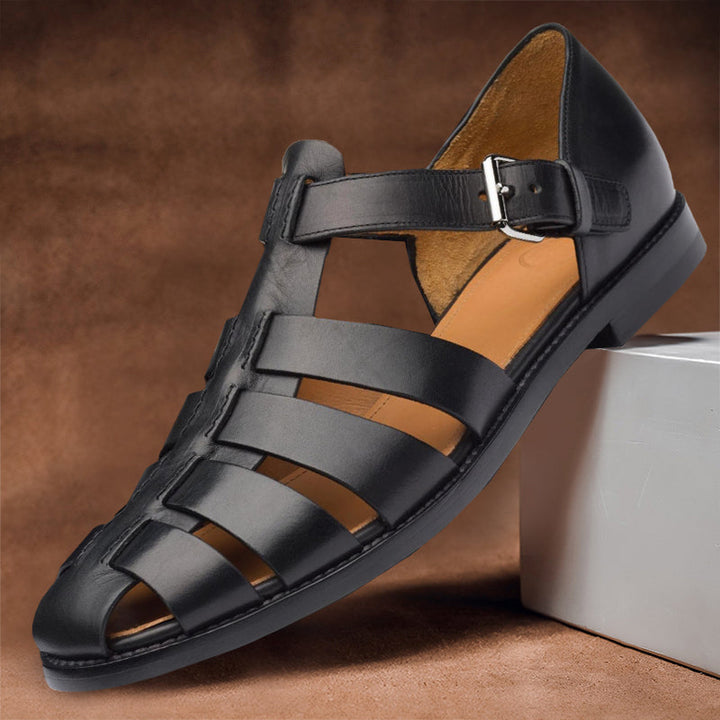 Heren Sandalen | Echt Leder | Verstelbare Riem | Elegant & Comfortabel