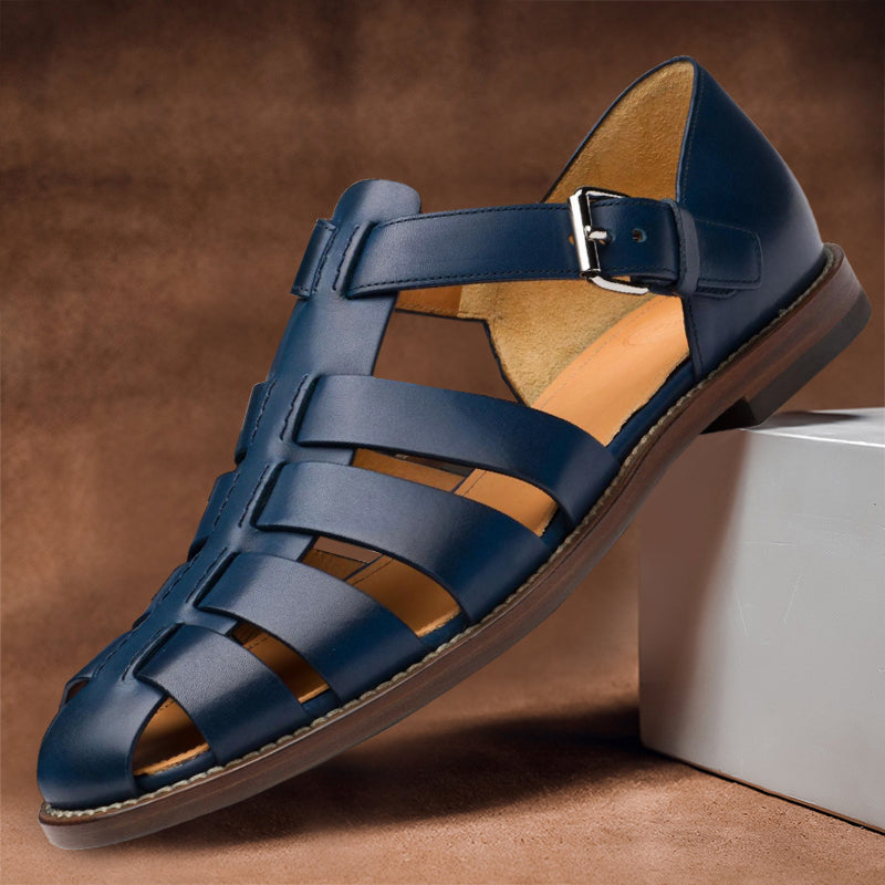 Heren Sandalen | Echt Leder | Verstelbare Riem | Elegant & Comfortabel