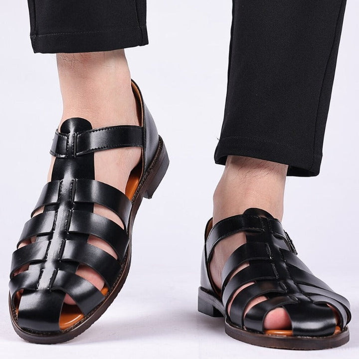 Heren Sandalen | Echt Leder | Verstelbare Riem | Elegant & Comfortabel