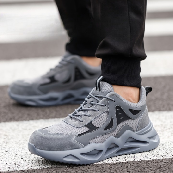 Heren Sneaker | Lichtgewicht en veilig | Stalen neus | Uniek ontwerp