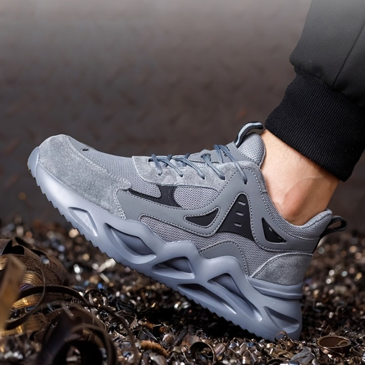 Heren Sneaker | Lichtgewicht en veilig | Stalen neus | Uniek ontwerp