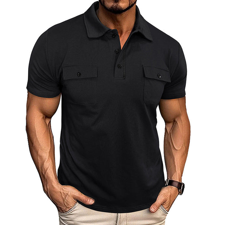 Heren Poloshirt | Knoopsluiting & Reverskraag | Met Borstzak | Lichtgewicht & Stijlvol
