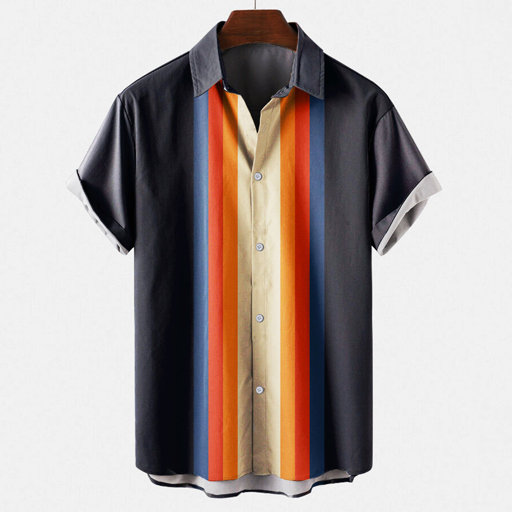 Heren Retro Overhemd | Veelzijdig & Comfortabel | Casual & Chic | Tijdloze Stijl